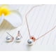 thumbnail image 4 of Señoras de la moda conjunto de joyería de perlas pendientes collar de tendencia conjuntos de joyas, 4 of 8