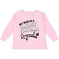 thumbnail image 3 of Inktastic My Dad is a Fantasy Football Legend Boys or Girls Long Sleeve Toddler T-Shirt, 3 of 5