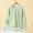 Green, variant on Abtuhar Women Long Sleeve Tops Solid Round Neck Standard Hem Light Fabric Fall Shirts