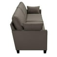 thumbnail image 3 of Elle Decor Bella Nailhead Fabric Sofa in French Gray, 3 of 7