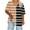 Khaki-1, variant on Curve-Friendly V-Neck Base Layer Top Breathable Striped & Dotted Oversized T-Shirt for Summer Music Festivals Mall Strolls Pink-2 XXXXL
