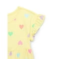 thumbnail image 3 of Garanimals Toddler Girl Print Dress with Short Ruffle Sleeves, Sizes 12M-5T, 3 of 3
