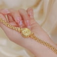 thumbnail image 2 of BS Bee Sister Light Luxury Simple Retro Gold and Silver Watch Hand Small Chain Watch Elegant Women's Watch FA1792Women's Quartz Watch, 2 of 8