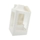 thumbnail image 4 of Cajas de embalaje floral con asa, ventana transparente para bodas, regalos de graduación Blanco, 4 of 9