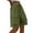 Green, variant on adviicd Women's Summer Casual Cargo Shorts Elastic Waist Drawstring Hiking Bermuda Shorts with Pockets Green, XL