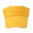 thumbnail image 2 of Men Women Plain Sun Visor Hat Sport Golf Tennis Adjustable Breathable Cap, 2 of 3