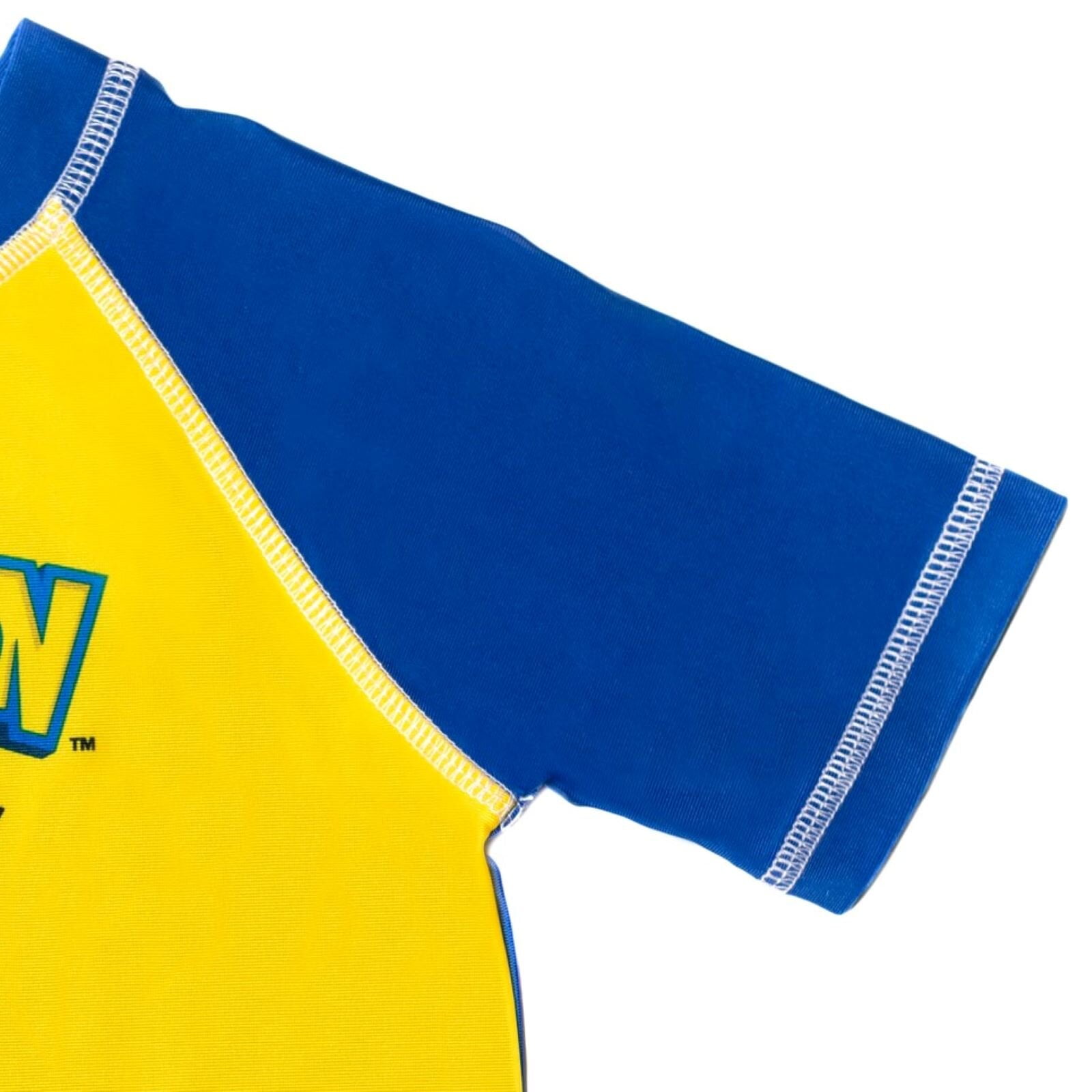 Pokemon UPF 50+ Yellow Quick Drying Rash Guard & Swim Trunks Outfit Set (Boy's)