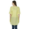 thumbnail image 3 of Bollywood Tunic Solid Kurta Indian Ethnic Designer Women Kurti Cotton Top Dress, 3 of 3