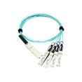 thumbnail image 1 of Axiom - Câble de Fixation direct Base-AOC 40g - QSFP+ à SFP+ - 5 m - Fibre Optique - Actif, 1 of 8