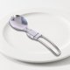 thumbnail image 2 of Cuchara plegable de tenedor Spork de acero inoxidable, senderismo, camping, cocina, picnic, viajero, 11 Feliz Sencillez, 2 of 5