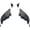 gray, variant on Vjnyvs Oversized Halloween Bat Ears Shape Headband Gothic Large Wing Hair Hoop for Themed Party Events