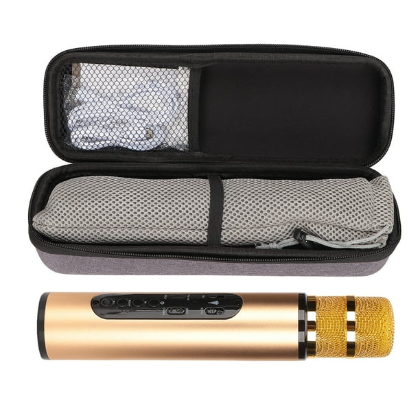 Micrófono Bluetooth de mano NikouMX inalámbrico de karaoke grado profesional