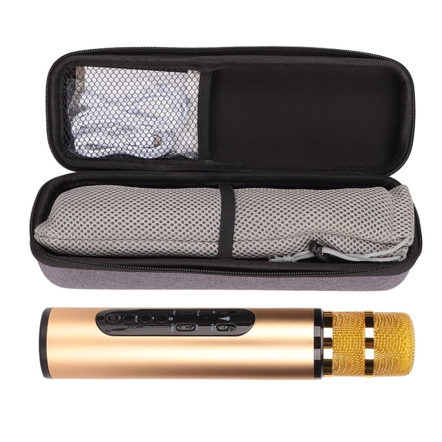 Microphone Bluetooth Portatif, Micro Bluetooth Sans Fil Karaoké Micro Karaoké Sans Fil Micro Bluetooth Karaoké Qualité Inégalée