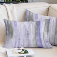 thumbnail image 2 of Purple Gray Ombre Throw Pillow Cover 16 x 24 Inch Decorative Pillow Cover Modern Abstract Art Oil Painting Lumbar Pillowcase Seasonal Rectangle Cushion Case for Couch Sofa Bed Living Room, 2 of 9