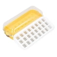 thumbnail image 2 of Bandeja para cubitos de hielo con cubo de tapa, 24 rejillas Molde para cubitos de hielo Silicona de grado alimenticio A prueba de polvo Reutilizable Multiuso Fácil liberación ANGGREK  Otros, 2 of 8