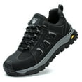 thumbnail image 3 of Zapatos de punta de acero zapatos de seguridad livianos sin deslizamiento de zapatillas resistentes resistentes a las zapatillas de deporte de seguridad para deportes al aire libre, 3 of 9