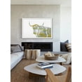 thumbnail image 5 of "Yellow Steer" Framed Painting Print, 5 of 6