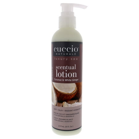 Cuccio Naturale Scentual Lotion - Coconut and White Ginger Body Lotion 8 oz