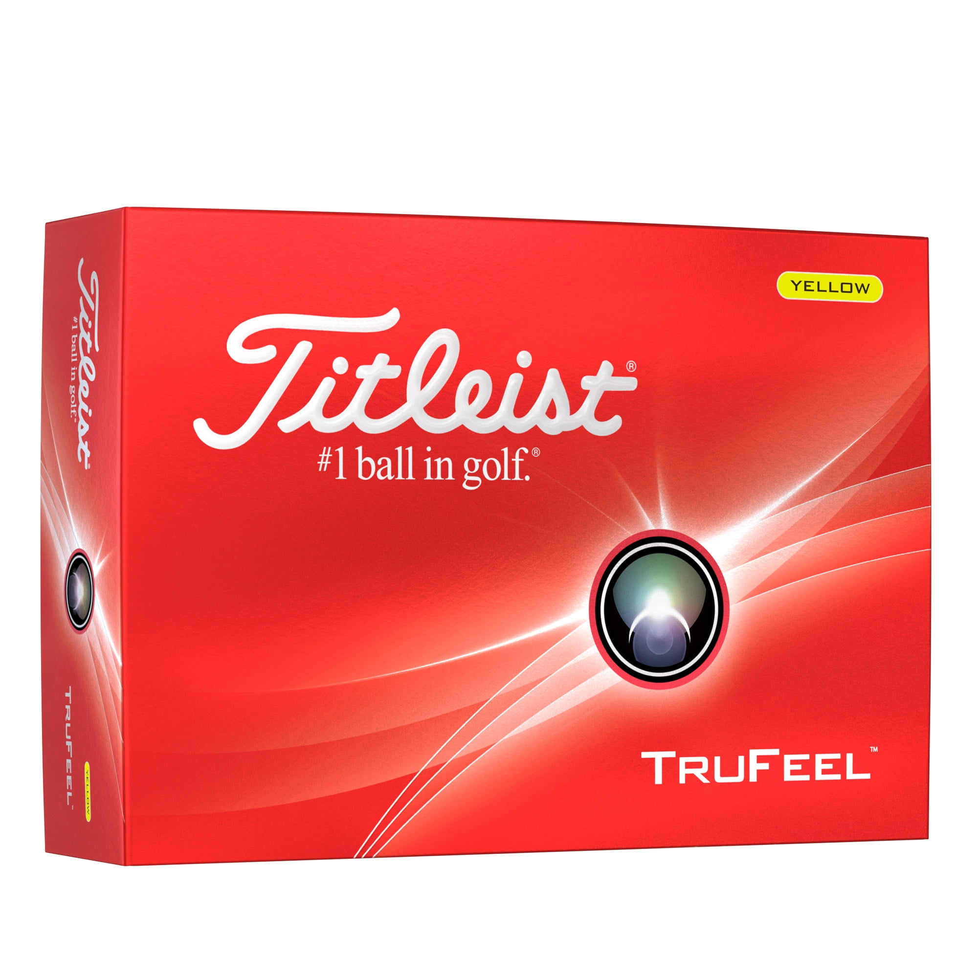 (2 pack) 2024 Titleist TruFeel Yellow