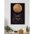 thumbnail image 2 of Cat And The Moon Wrapped Canvas  -Image by Shutterstock,, 2 of 3