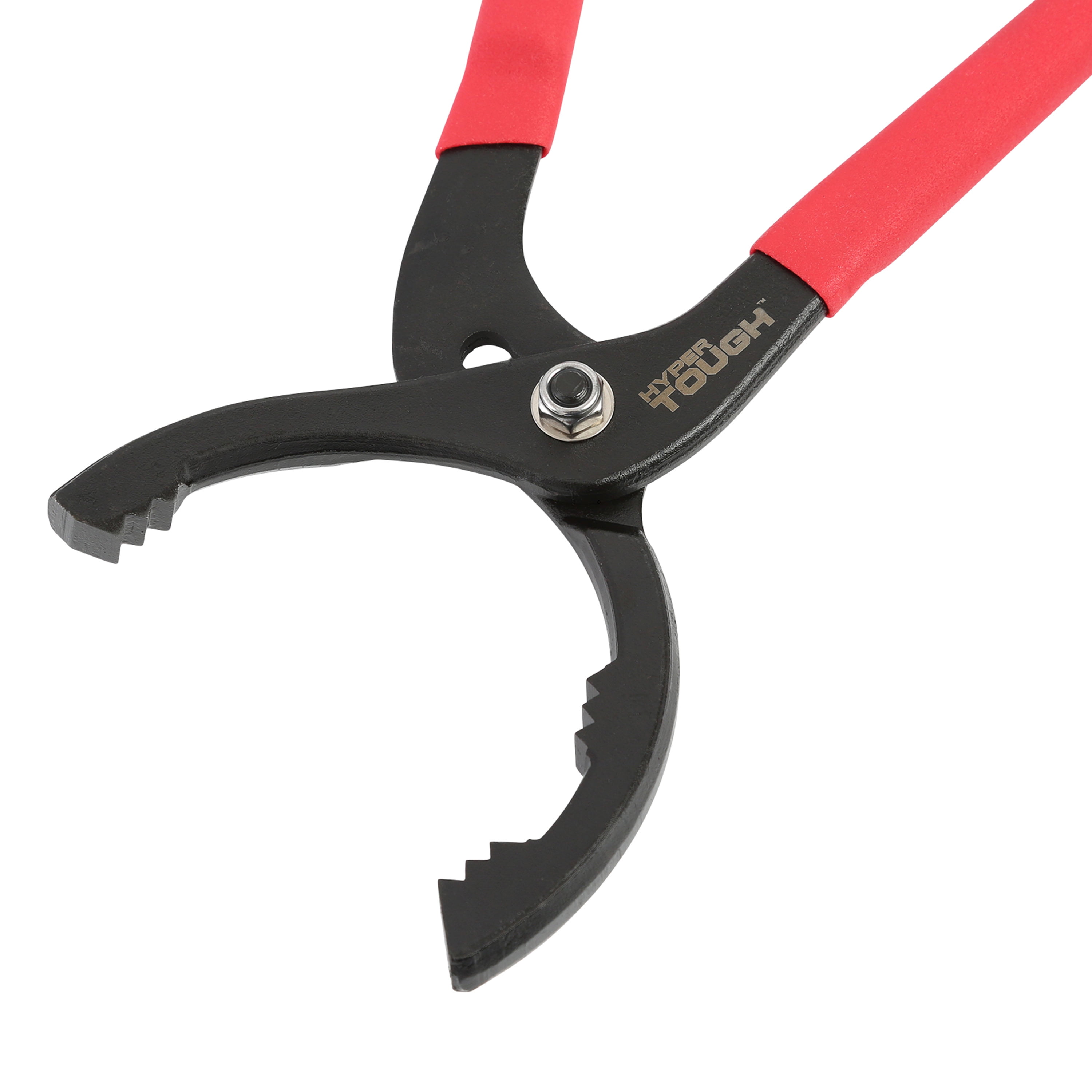 Hyper Tough Slip Joint Adjustable Oil Filter Pliers, Steel, 12 inch