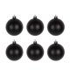 thumbnail image 2 of pstuiky Bolas navideñas negras, 6 unidades, adornos decorativos para árbol de Navidad, corona navideña, 2 of 5
