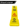 thumbnail image 7 of 8 NET 6-Pack Heavy Duty 36’’ Bright Yellow Caution Wet Floor Cones, 4-Sided Bilingual Caution Sign, Wet Floor Imprint| Cuidado Piso Mojado| Avoid Fall & Slip Accident, 7 of 7