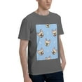 thumbnail image 2 of Bingfone Cute French Bulldog Men'S Loose Fit Short-Sleeve Pocket T-Shirt, 2 of 7