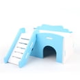 thumbnail image 3 of CBFFDC Small Animal Play Toy Breathable Hamster House Small Pet Activity Climb Toy Cage Accessory with Slide, 3 of 7