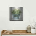 thumbnail image 5 of Luxe Metal Art 'Galvanized Flores' by Cindy Jacobs, Metal Wall Art, 12"x12", 5 of 9