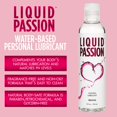 thumbnail image 2 of Liquid Passion Natural Water-Based Personal Lube, pH Friendly, Fragrance-Free & Hydrating, Safe for Toys & Condoms – Made in USA, 8 Fl Oz, 2 of 5