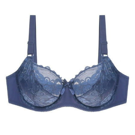 

Women D E Cup Lace Minimizer Full Figure Underwire Bra Lace Perspective Bras Women Lingerie Underwire Embroidery Non Padded