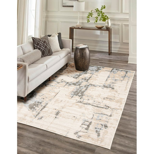 ECARPET Celeste Tapis Contemporain / Moderne pour Salon, Chambre, Salle A Manger, Entrée, Couloir et Plus Encore.