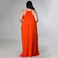 thumbnail image 3 of AURA Women Plus Size Spaghetti Strap Maxi Dress Casual Loose Summer Beach Dress, 3 of 7
