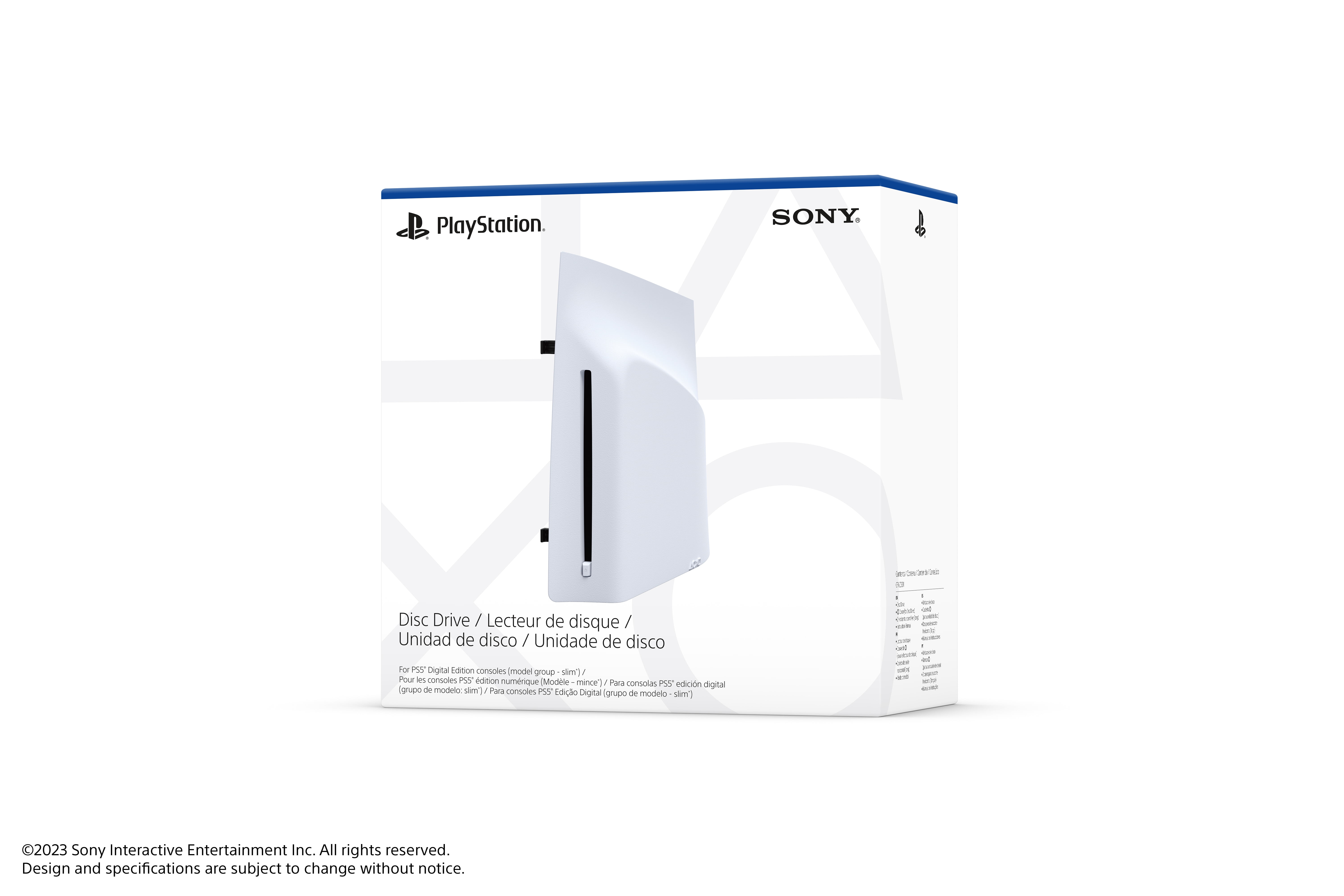 PlayStation 5 Disc Drive For PS5 Digital Slim Console 
