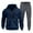 Navy, variant on YHAJDS Men's Winter Casual Set,Men Hoodie Sets 2 Piece Sets For Men Hoodie And Jogger Sets Long Sleeve 1PC Hoodie Sweatshirt And 1PC Jogger Pants Set Comfortable Sports Wear For Fall Winter