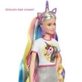thumbnail image 5 of Barbie Fantasy Hair Fashion Doll with Colorful Blonde Hair, Accessories and Clothes, 5 of 6