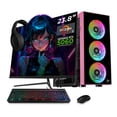 thumbnail image 1 of PC Gamer Completa IA Xtreme PC Gaming NVIDIA GeForce RTX 5060 AMD Ryzen 5 5500 16GB SSD 500GB Monitor 23.8 165Hz WIFI Pink Productividad Versátil Acelerada con IA, 1 of 6