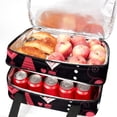 thumbnail image 5 of Valentine's Day Insulated Double Layered Lunch Bag with Two Compartments, Large Capacity 7.1x11.4x16.1 Inches, Handheld Meal Bag for Men and Women, 5 of 6