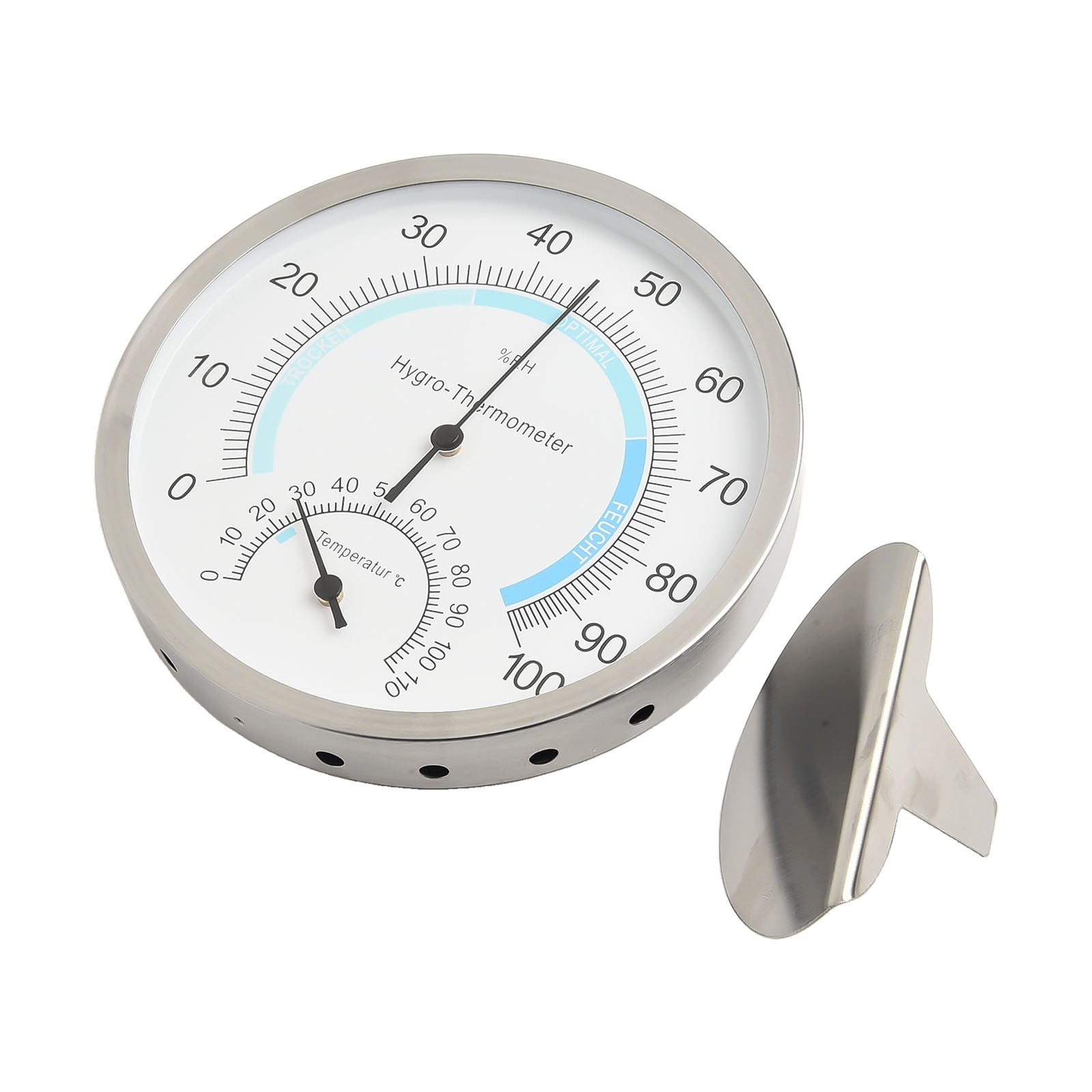 Climate Test Precision-Hygrometer Thermometer Analogue Indoor-Climate Station #