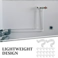 thumbnail image 3 of Shisuyan Pipe Bracket Clamps White Fixation for Pipes on Various Surfaces 30Pack, 3 of 9