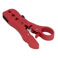 thumbnail image 3 of Coaxial Cable Stripping Tool, Incisive Wire Cutter Stripper Adjustable ABS Handle Easy To Carry Simple Operation  For RG6 RG11 RG59 RG7, 3 of 8