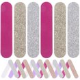 thumbnail image 1 of 30 tiras de lima de uñas con purpurina para manicura y pedicura, pulidor de uñas portátil, 1 of 8