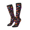 thumbnail image 2 of Balery Colorful Floral2 Fun Novelty Socks Men'S Women'S Crew Socks Funny Crazy Novelty Socks Quirky And Cool Socks, 2 of 9