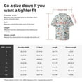 thumbnail image 5 of Pofeuu Watercolor Wildflowers 1 Print Mens Casual Short Sleeve Shirts Beach Summer Spread Collar Pocket Tops Men's Casual Short-sleeved Shirt-XX-Large, 5 of 5