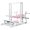 White Pink, variant on Hip Thrust Machine 770 LBS, Heavy Duty Plate Loaded Glute Bridge Machine w/ Band Peg & Weight Holder, Butt Exercise Equipment for Home Gym Glute Building