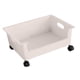 thumbnail image 2 of Contenedor de almacenamiento para juguetes, caja de almacenamiento con ruedas extraíbles, organizador de escritorio, portátil Blanco, 2 of 9
