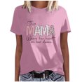 thumbnail image 1 of EQWLJWE Hauts d'Été pour Femmes Hauts pour Femmes en Liquidation Mode Féminine Manches Courtes Col Rond Hauts Amples Blouse Manches Bouffantes Imprimée, 1 of 3