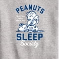 thumbnail image 3 of Peanuts - Peanuts Sleep Society - Toddler & Youth Crewneck Fleece Sweatshirt, 3 of 6