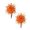 Orange 2Packs, variant on Topiary Trees With Ground 20.8inch Tall Autumn Garden Stake Faux Shrubs For Farmhouse Thanksgiving Festival Planters, 53 cm, Orange 1Pack